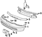 5862064090 - : Energy Absorber for Isuzu Image