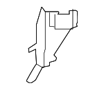 4915082Z00 - Steering: Reservoir Tank Mount Bracket for Suzuki Image
