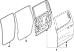 N1WZ2624631D - Body: Door Shell for Ford Image
