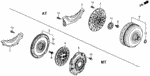 22100PT7013 - Engine: FLYWHEEL for Honda Image image