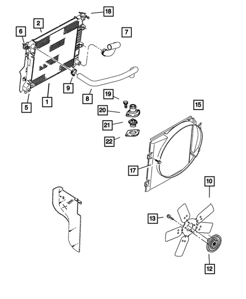 thumbnail image 2 of DNA Motoring CU13076 1-Row Aluminum Core Radiator Engine 2 of 13