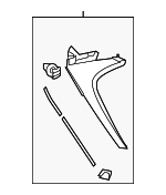 7608878010 - : Side Spoiler for Lexus Image