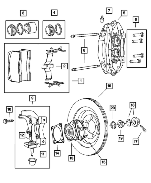 Rear Brakes for 2004 Dodge Viper #0