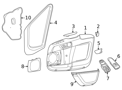 Front Door for 2023 Ram ProMaster 3500 #1