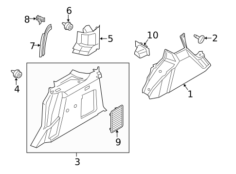 Interior Trim - Side Panel for 2017 Ford Transit Connect #0
