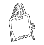 F81Z2561019AA - Body: Seat Back Frame for Ford: Excursion Image