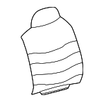 YC3Z7864810HB - Body: Seat Back Pad for Ford: Excursion Image