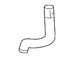 25878609 - Cooling System: Reservoir Hose for Chevrolet: Malibu | Pontiac: G6 | Saturn: Aura Image