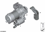 12418671505 - Engine Electrical System: Starter for BMW Image