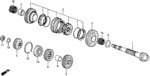23421PB6010 - Transmission - Manual: GEAR, COUNTERSHAFT LOW for Honda Image