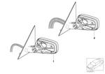 51167190212 - : Outside Mirror With Glass Heated Right for BMW Image