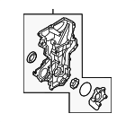 213502B703 - Engine: Timing Cover for Hyundai: Accent, Elantra, Elantra GT, Sonata, Tucson, Veloster Image