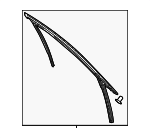 KEME5960ZB - Body: Drip Channel for Mazda Image