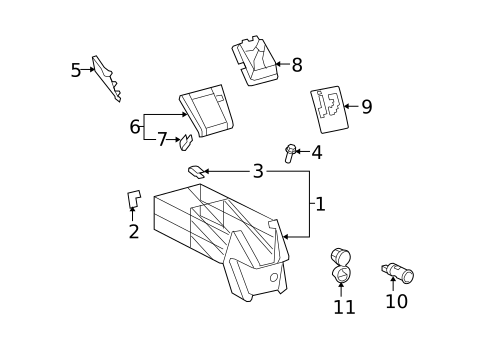 Front Console for 2012 Scion xB #0