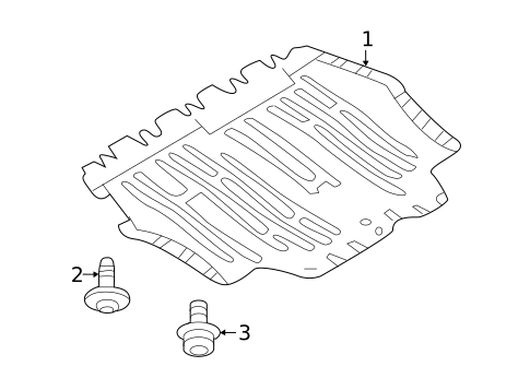 Splash Shields for 2019 Volkswagen Beetle #1