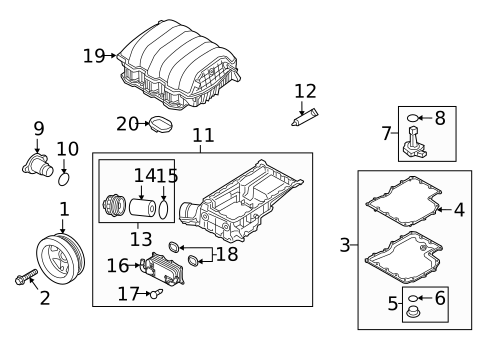 Engine Parts for 2018 Porsche Cayenne #8