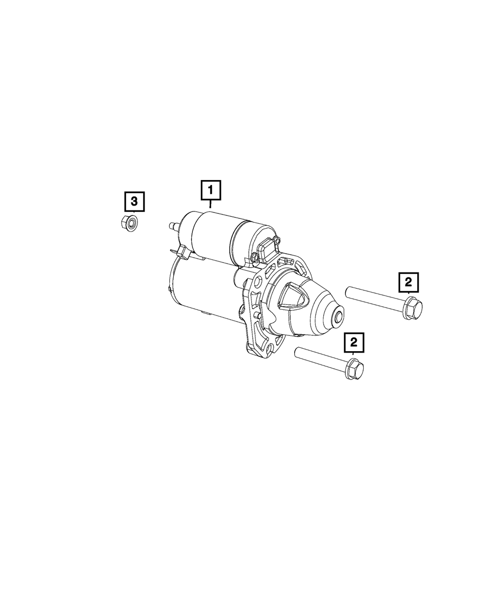 Engine Starter, Remanufactured - Mopar (R6029780AB)