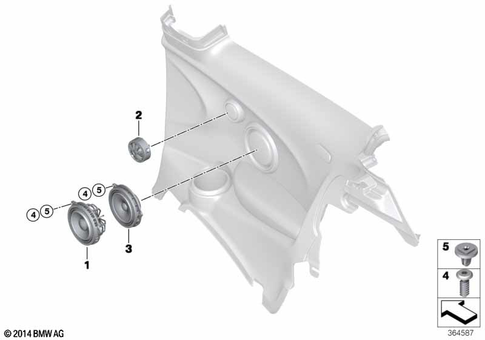 Single Parts Loudspeaker for 2020 Mini JCW GP #1