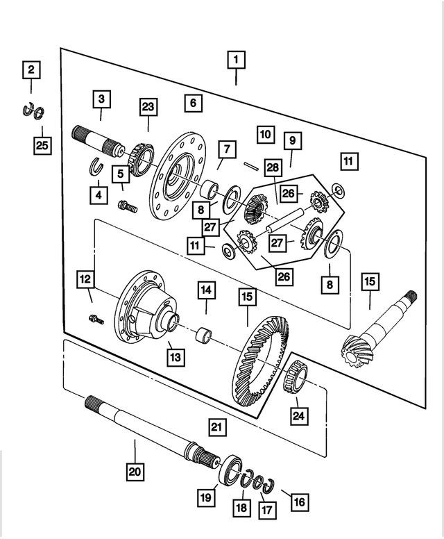 4539661 - Automatic Transaxle 4 Speed: Transaxle Differential for Mopar Image image