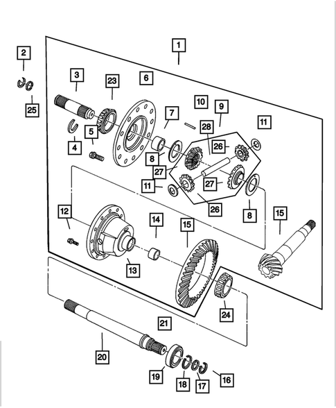Differential for 2004 Dodge Intrepid #0