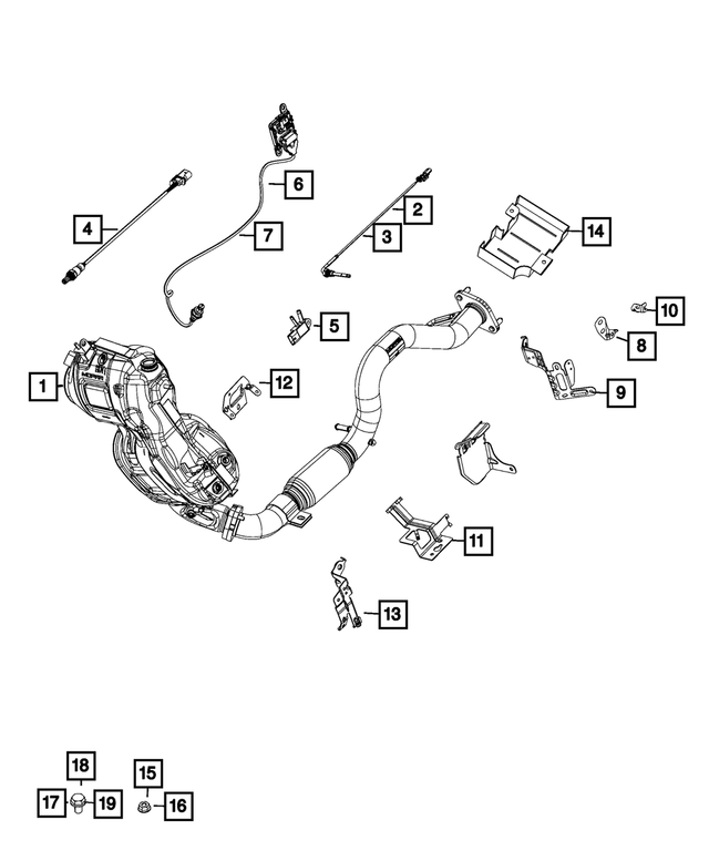 6106301AA - Electrical: Hex Washer Head Bolt for Mopar Image