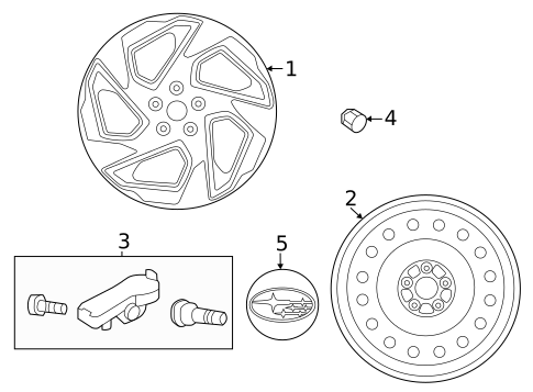 Wheel for 2024 Subaru Crosstrek #0