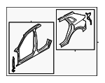 4KE810075TA - Body: Uniside for Audi Image