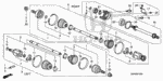 44329SDAA11 - Chassis: BAND C, DRIVESHAFT (OETIKER LIMITED) for Honda Image