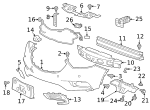 11515767 - Body: Bumper Cover Bolt for GM Image