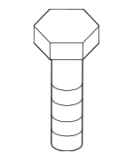 11611883 - Body: Upper Support Screw for GM Image