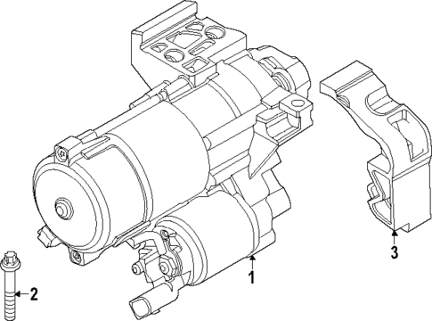 Starter for 2025 BMW 530i #0