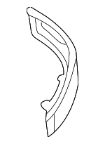 3B0807718CGRU - Body: Lower Molding for Volkswagen: Passat Image