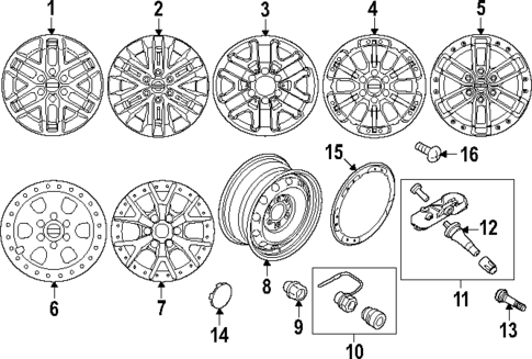 Wheels for 2023 Ford F-150 #0