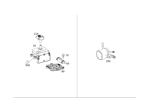 Floor Shift, Automatic Transmission for 2016 Mercedes-Benz CLS63 AMG S #0