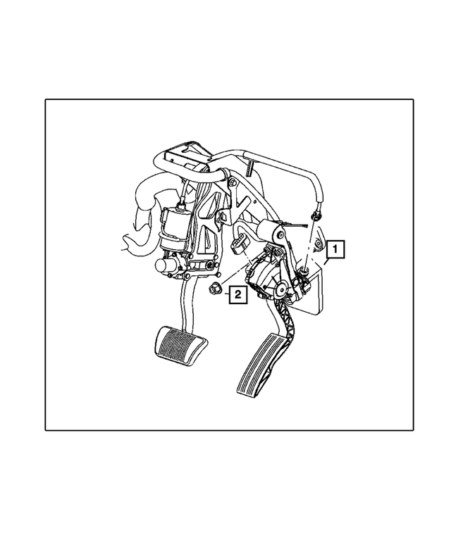 53013898AE - Fuel: Accelerator Pedal for Mopar Image image