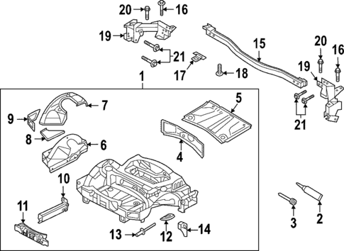 Inner Structure for 2024 Porsche 718 Cayman #1