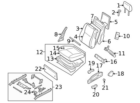 Power Seats for 2006 INFINITI Q45 #2
