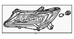 33100TX6A51 - Electrical: Headlamp Assembly for Acura: ILX Image