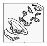 56100K4000TRY - Steering: Steering Wheel for Hyundai: Kona Electric Image