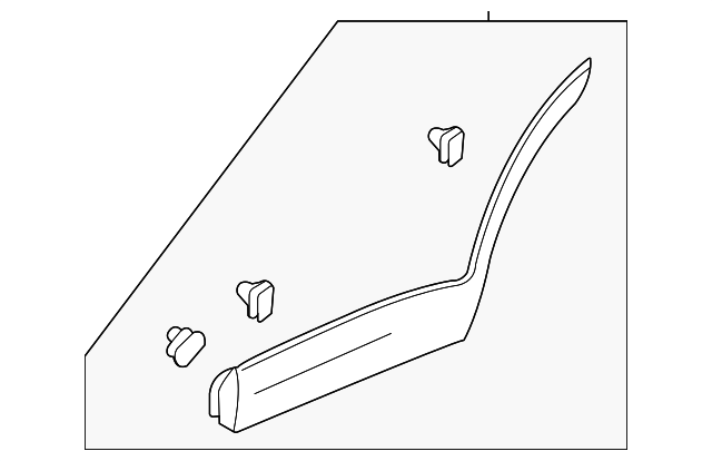 2024-2026 Buick Encore GX Lower Molding 42856190 GM | GMPartsDirect.com