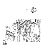 5148325AC - Electrical: Engine Control Module Bracket for Mopar Image
