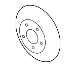 1771044 - Brakes: ACDelcoâ„¢ Rotor for Buick: Century, LaCrosse, Regal, Riviera | Chevrolet: Impala, Monte Carlo, Venture | Oldsmobile: Alero, Intrigue | Pontiac: Grand Am, Grand Prix, Montana Image