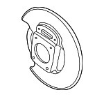 18041758 - Brakes: Backing Plate for Oldsmobile: Alero | Pontiac: Grand Am Image