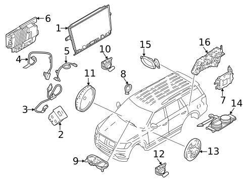 Electrical Connectors for 2026 Lincoln Navigator #0