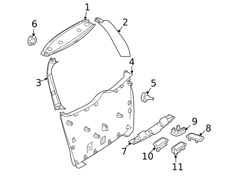 Interior Trim for 2010 Mercedes-Benz ML63 AMG #0