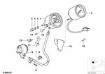 62122317738 - : Speedometer, Authorities for BMW-Motorrad Image