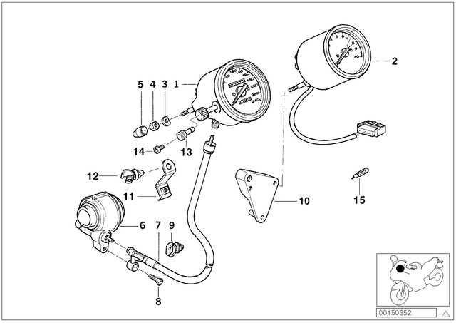 62127676300 - : Resetting Knob for BMW-Motorrad Image