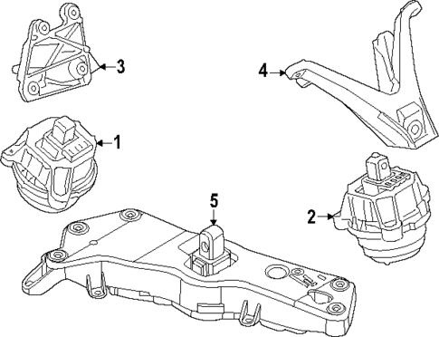 Engine & Trans Mounting for 2025 BMW M5 #0