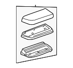 10405209 - Body: Armrest for Chevrolet: Venture | Oldsmobile: Silhouette | Pontiac: Montana, Trans Sport Image