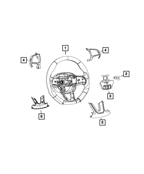 Steering Wheel for 2015 Dodge Charger #1